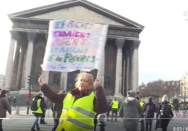 تداوم اعتراض جلیقه‌زردهای فرانسه در هفتمین هفته