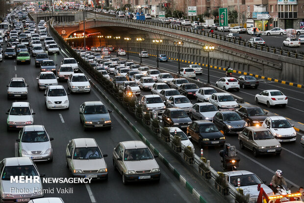 عکسهای ترافیک تهران