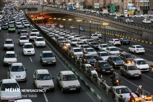 عکس هایی از ترافیک تهران