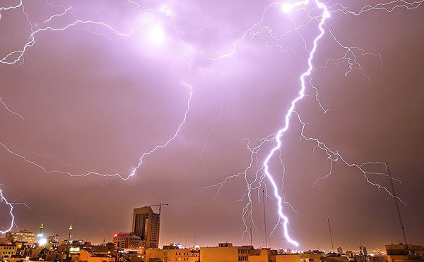 رگبار و رعد و برق در شمال کشور