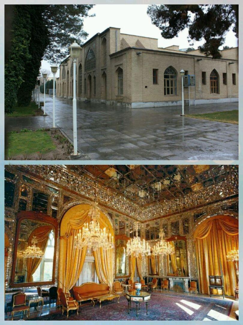 غکسی از تالار اشرف در اصفهان، زمان شاه عباس دوم