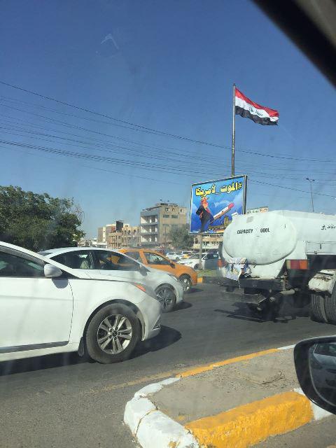 شعار مرگ بر آمریکا در قلب بغداد +عکس