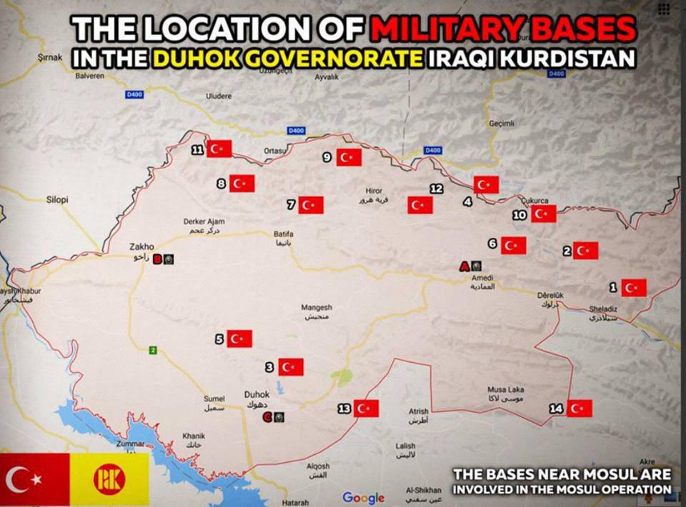 نگاهی به حضور نظامی ارتش ترکیه در کردستان عراق