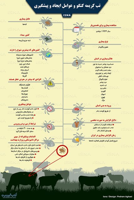 تب کِریمه کنگو و عوامل ایجاد و پیشگیری + اینفوگرافی