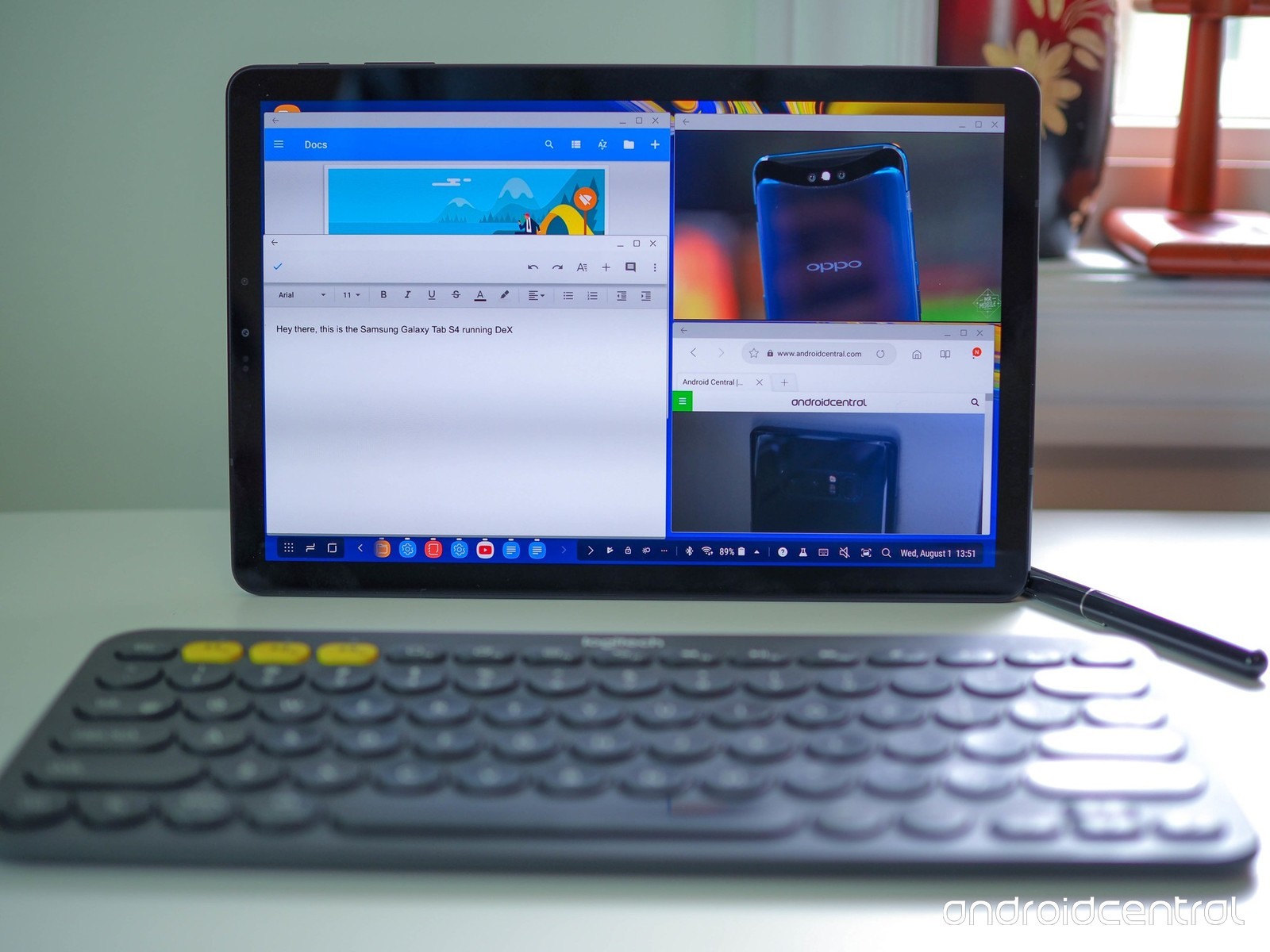 Galaxy Tab S4 بایدWindows 10 را جایگزین سیستم عامل خودمی کرد
