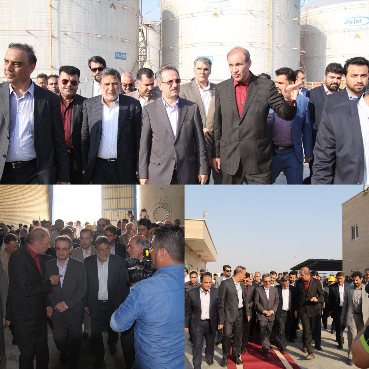 پایانه صادراتی شرکت نفت ایرانول در بندر امام خمینی افتتاح شد