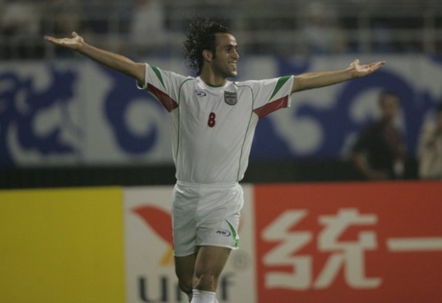 علی کریمی بهترین هافبک تاریخ جام ملت‌های آسیا