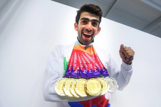 ایران با ۱۳۵ مدال در جایگاه سوم