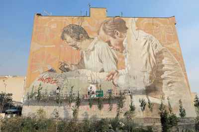 نقاشی دیواری هنرمندان استرالیایی در تهران رونمایی شد