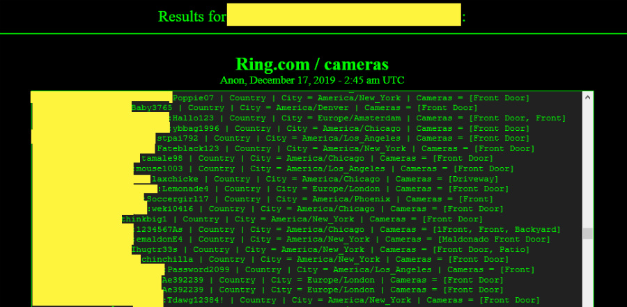 نفوذ هکرها به هزاران دوربین Ring برای انتشار تصاویر خصوصی کاربران