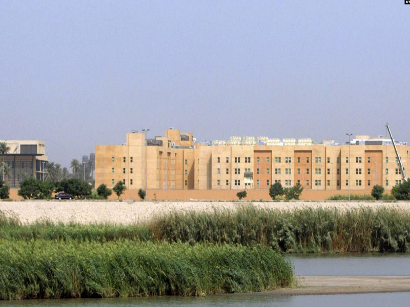 نگاهی به سفارتخانه 42 هکتاری آمریکا در بغداد+ تصاویر