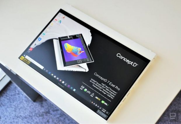 لپ تاپ‌های ایسر ConceptD 7 Ezel و Ezel Pro  معرفی شدند