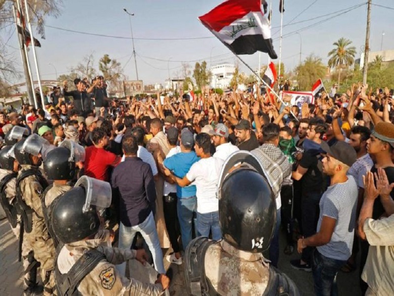 تظاهرات مردمی در عراق، از سر گرفته شد