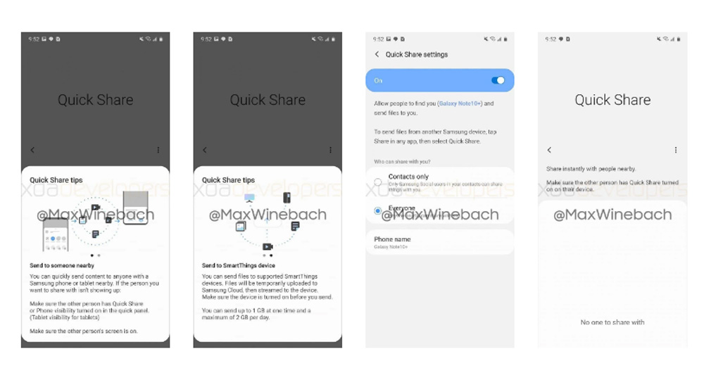 سرویس Quick Share سامسونگ رقیب AirDrop اپل می شود سرویس Quick Share سامسونگ رقیب AirDrop اپل می شود