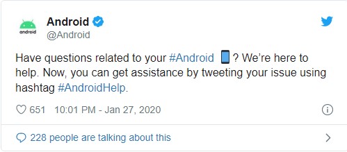 پاسخ گوگل به مشکلات کاربران اندروید با هشتگ اختصاصی در توییتر