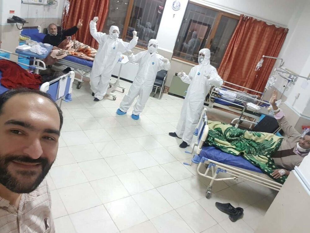 اینجا خط مقدم نبرد با کروناست اینجا خط مقدم نبرد با کروناست