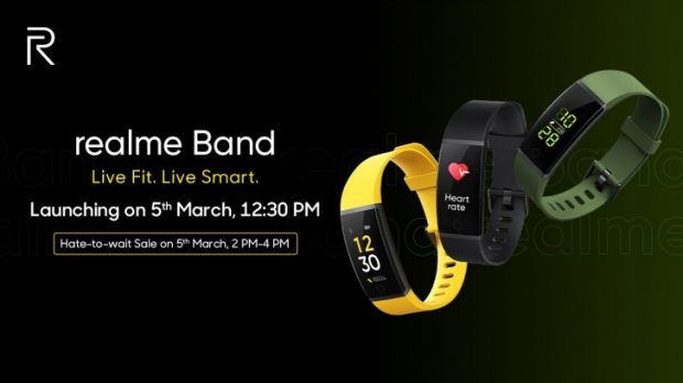 مچ بند سلامت ریلمی بند (Realme Band) معرفی شد