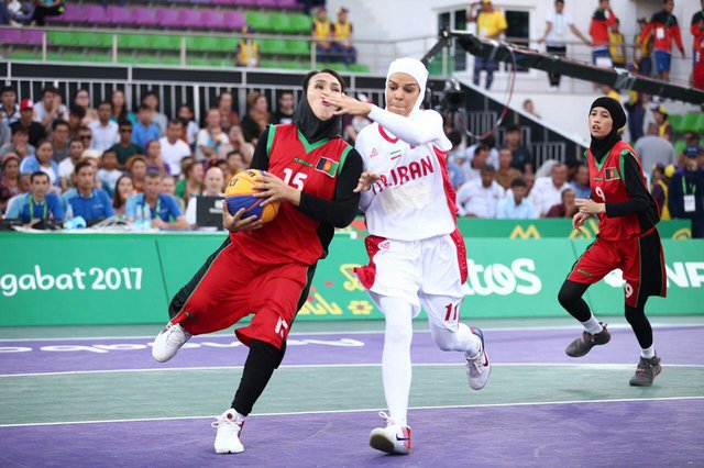 نایب قهرمانی بسکتبال سه نفره دختران ایران