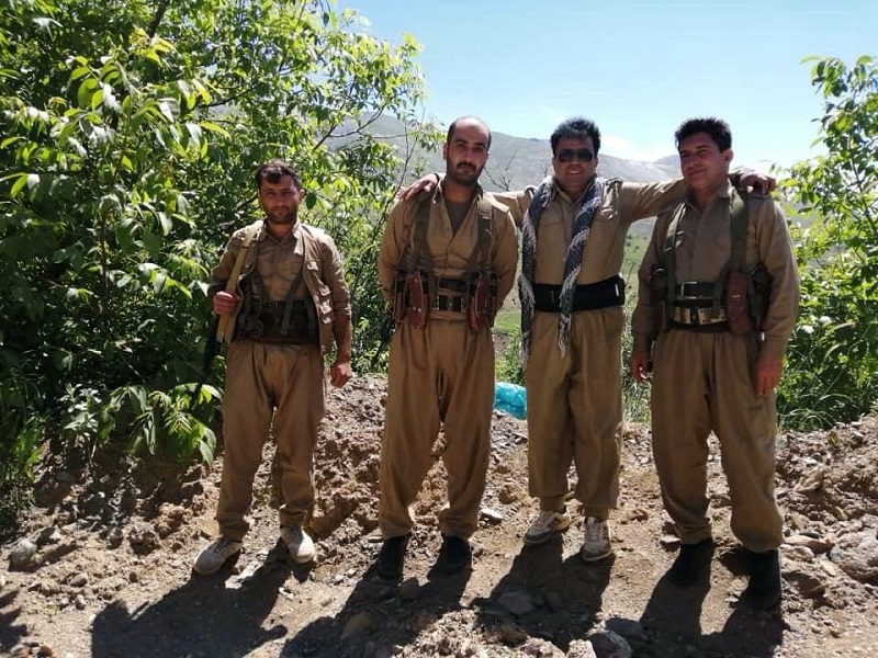 انتشار عکس نیروهای دربند سازمان خبات کردستان از سوی گروهک تروریستی دمکرات