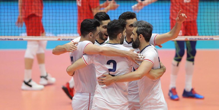 صدرنشینی قاطعانه والیبال ایران با شکست روسیه