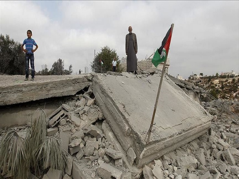 اسرائیل منازل فلسطینیان را برای ساخت باغ تلمود تخریب می‌کند