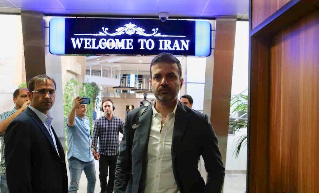 استراماچونی به تهران رسید