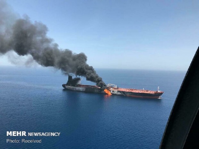 جدیدترین صحنه‌سازی آمریکا علیه ایران در حادثه نفتکش‌ها