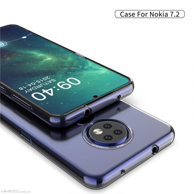 گوشی نوکیا 7.2 دارای دوربین سه‌گانه با طراحی دایره‌ای شکل