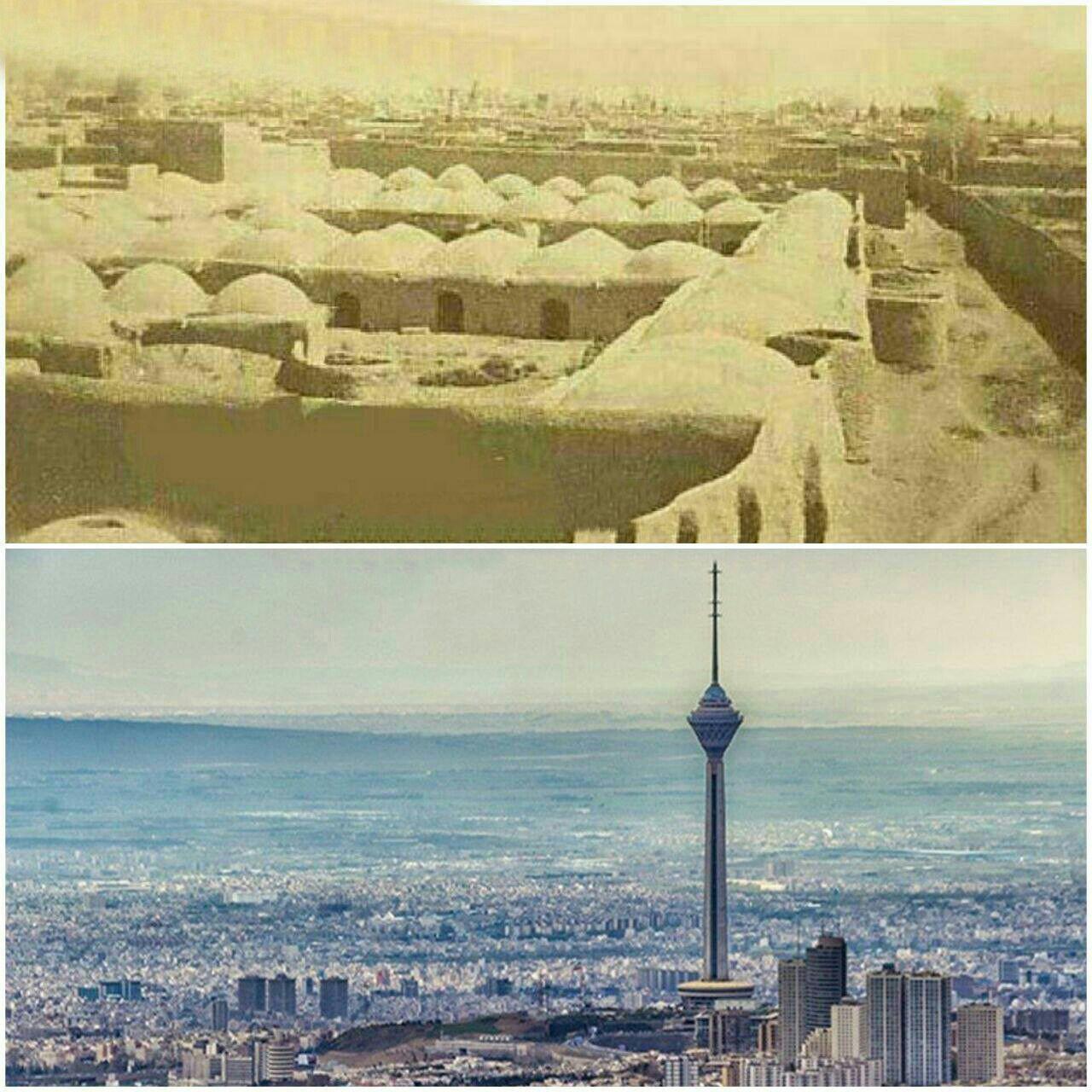 قدیمی ترین عکس موجود از تهران  در ۱۵۰ سال پیش