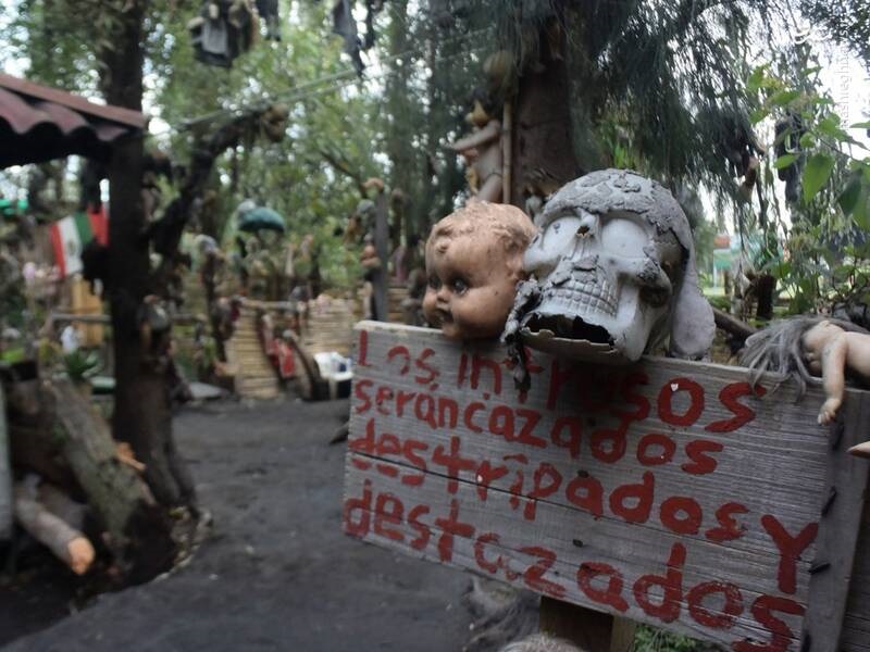 جزیره ترسناک عروسک‌ها در مکزیک+ تصاویر