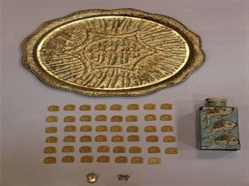 ۴۷ پلاک طلا مربوط به دوران قبل از اسلام کشف شد+عکس