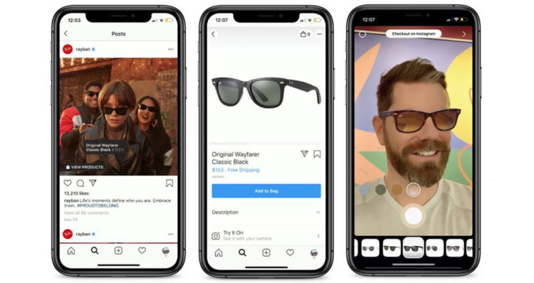 اینستاگرام امکان خرید از طریق واقعیت افزوده را فراهم می کند