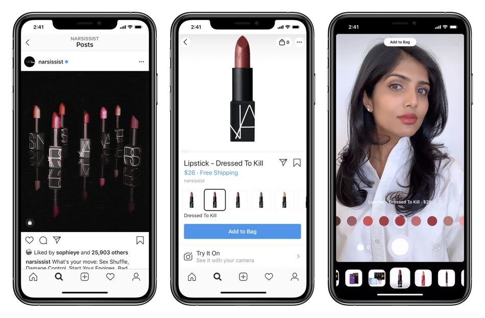 اینستاگرام امکان خرید از طریق واقعیت افزوده را فراهم می کند