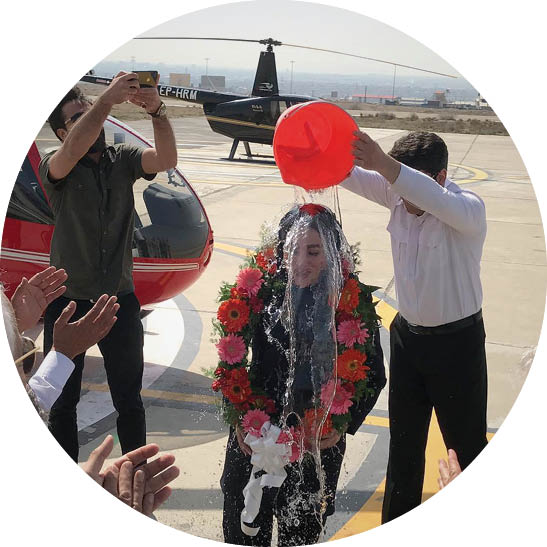 اولین خلبان زن بالگرد در ایران و خاطراتش