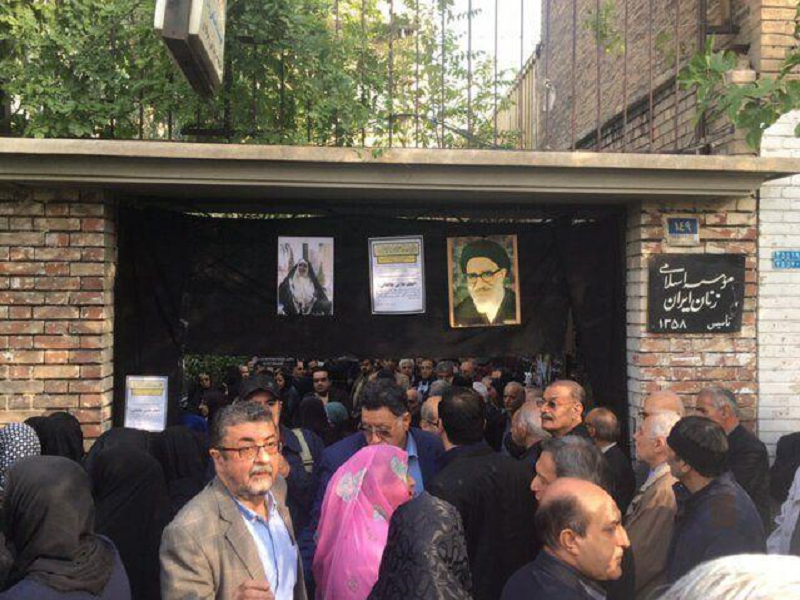 پیکر اعظم طالقانی در تهران تشییع شد