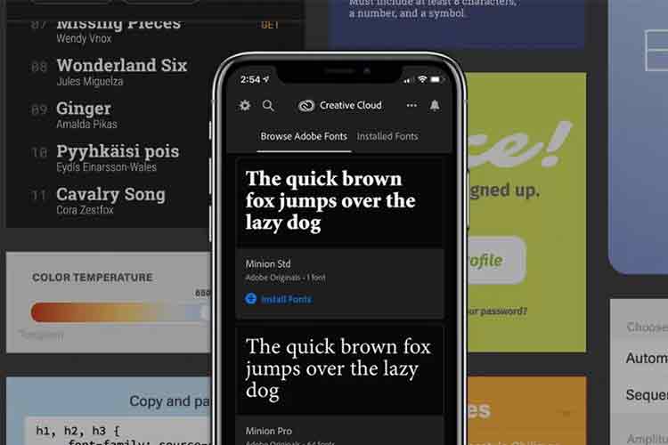 ادوبی صدها فونت جدید برای سیستمعامل iOS منتشر کرد ادوبی صدها فونت جدید برای سیستمعامل iOS منتشر کرد