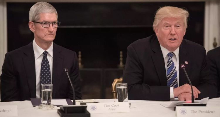 درخواست اپل از دونالد ترامپ برای حذف تعرفه ها