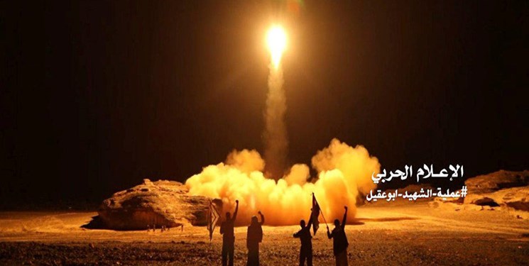 حمله موشکی به ائتلاف سعودی در غرب یمن