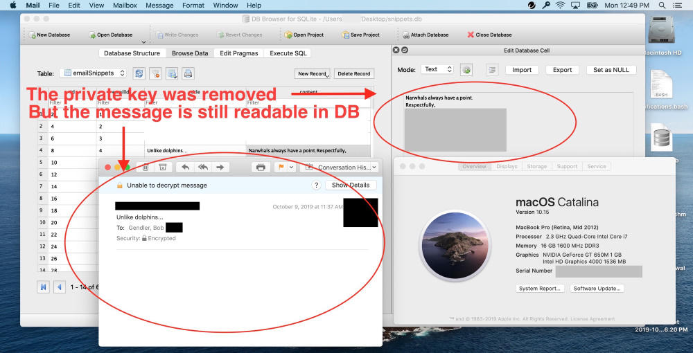 آسیب‌پذیری macOS ایمیل‌های رمزنگاری شده کاربران را افشا کرد