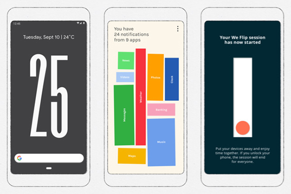 انتشار چند اپ برای مدیریت زمان استفاده از گوشی توسط گوگل