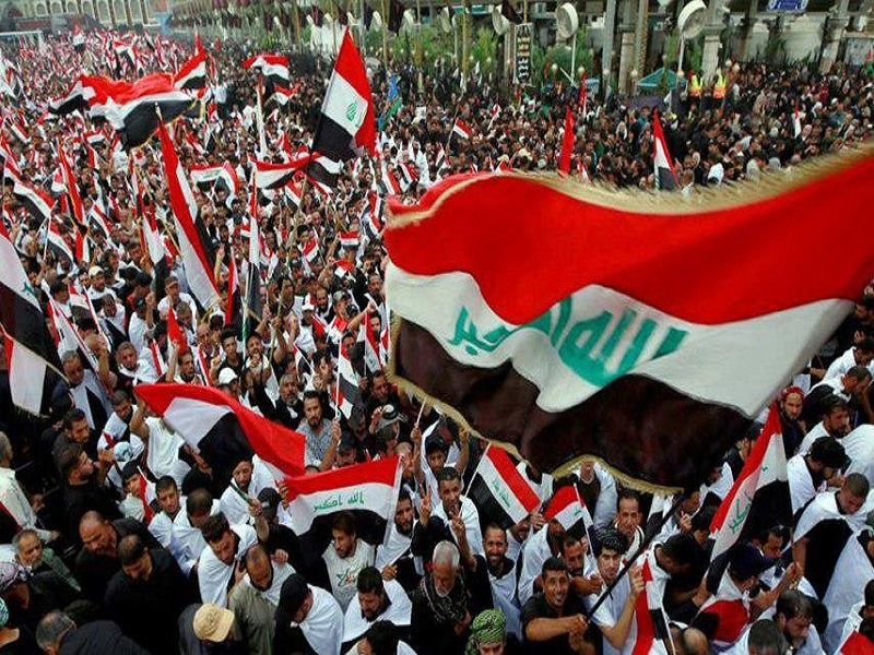 معترضان وارد منطقه سبز بغداد شدند / 5 نفر از معترضان کشته شدند