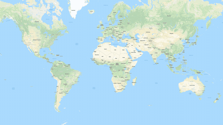 گوگل مپس ۹۸ درصد مناطق مسکونی جهان را پوشش داده است