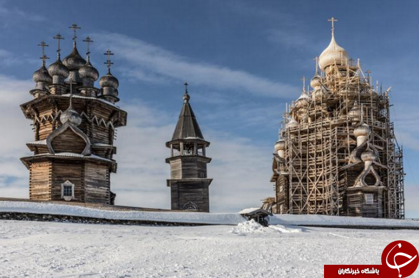 کلیسا‌های چوبی جزیره کیژی روسیه؛ عکس منتخب نشنال جئوگرافیک