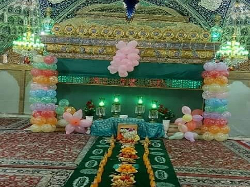 برگزاری جشن میلاد حضرت رقیه (س) بدون حضور زائر+ عکس