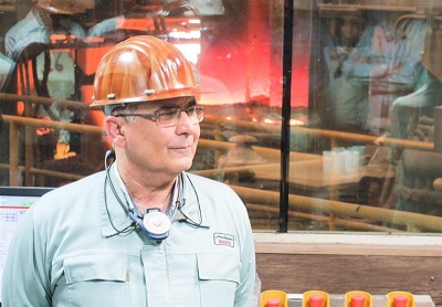 پیام تبریک مدیرعامل فولاد هرمزگان جهت کسب رکورد تولید تختال