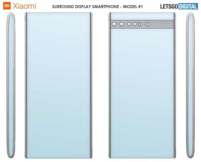 پتنت جدید شیائومی دو موبایل با بدنه تمام نمایشگر را نشان می‌دهد