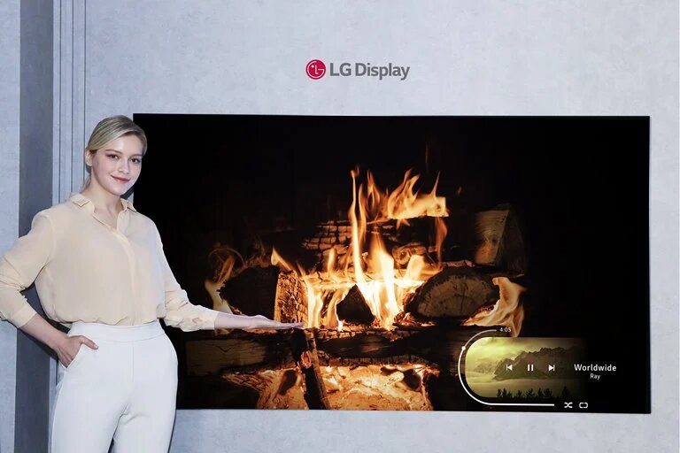 کوچک ترین پنل OLED تلویزیون ال جی دیسپلی رونمایی شد کوچک ترین پنل OLED تلویزیون ال جی دیسپلی رونمایی شد