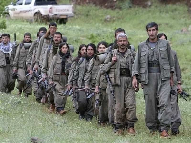 دسته‌گل‌های گروه تروریستی پژاک علیه نظام جمهوری اسلامی ایران