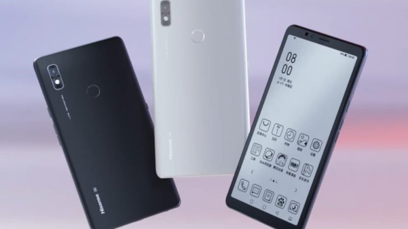 هایسنس از اولین موبایل 5G دنیا با نمایشگر E-ink رونمایی کرد