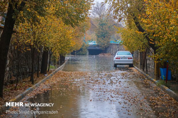 باراش برف و باران در گلستان/دمای هوا ۱۴ درجه کاهش می یابد